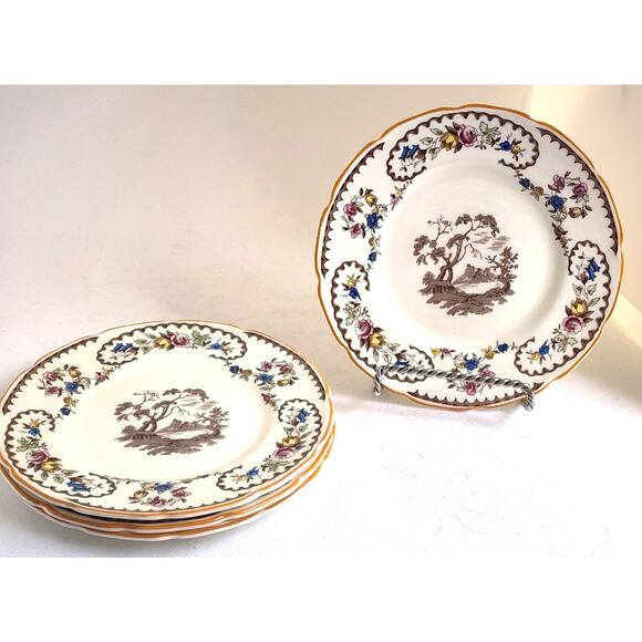 PLATES-ROYAL DOULTON-Bread & Butter-"The Beaufort"-Bone China-6 in-Set of 4 - Picture 1 of 10